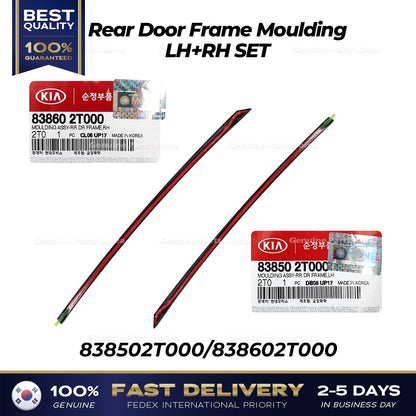 Genuine Rear Door Frame Moulding LH RH SET for Kia Optima