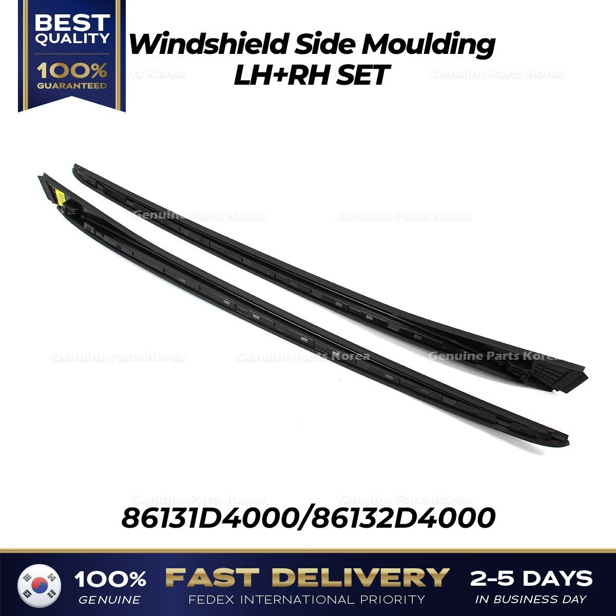 Genuine Windshield Side Moulding LH RH SET for Kia Optima