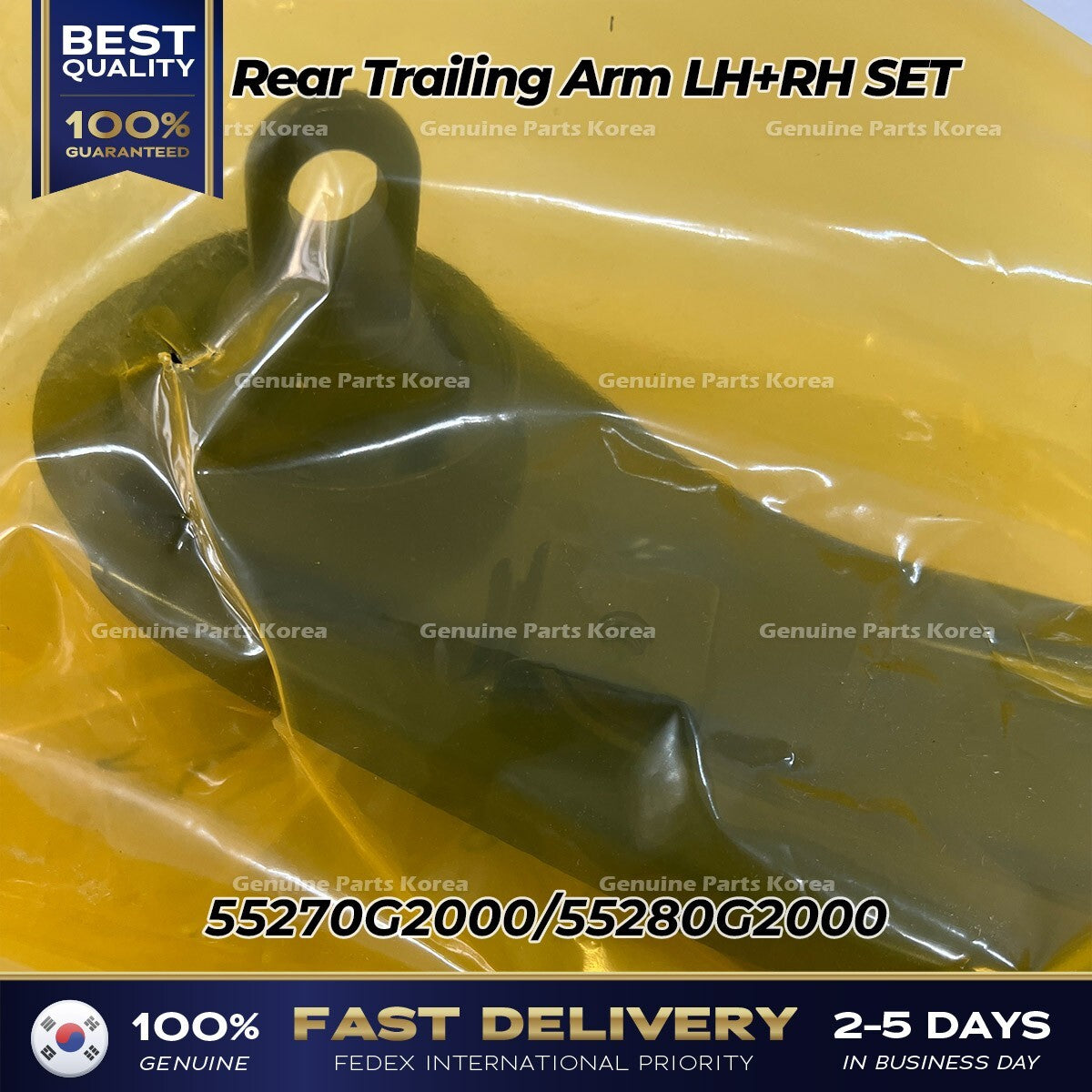 Genuine Rear Trailing Arm LH RH SET for Hyundai Ioniq Kia Niro