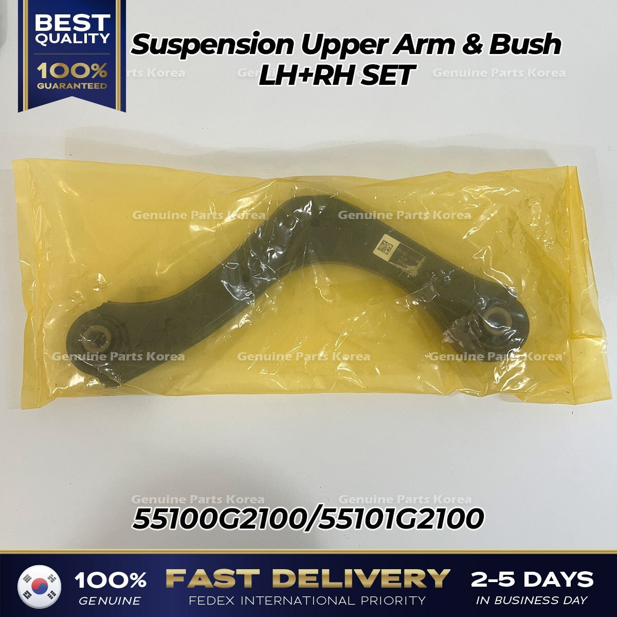 Genuine Suspension Upper Arm & Bush LH RH SET for Hyundai Ioniq Kia Niro