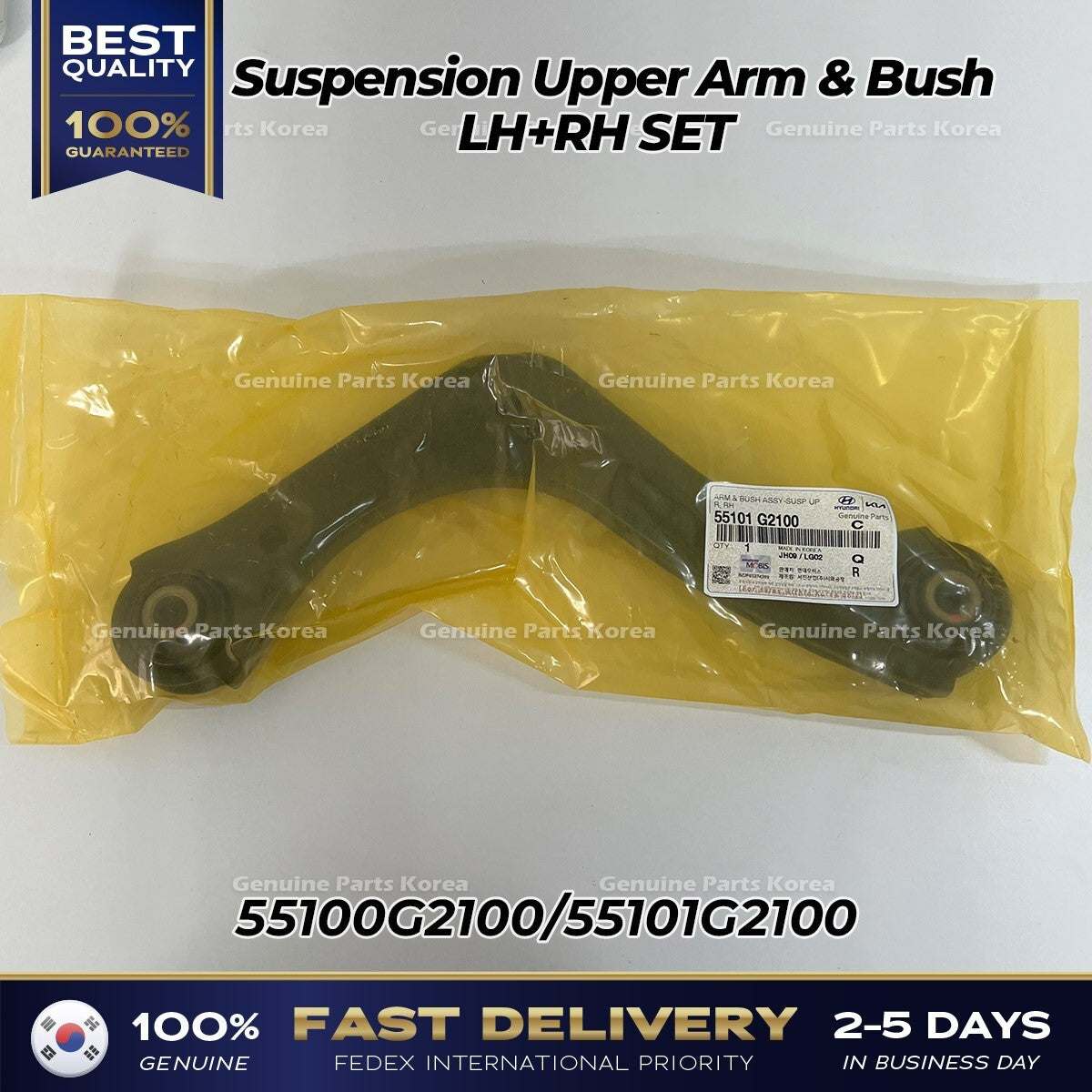 Genuine Suspension Upper Arm & Bush LH RH SET for Hyundai Ioniq Kia Niro