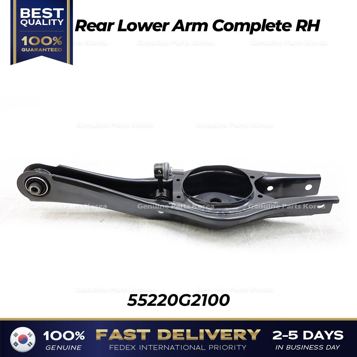 Genuine Rear Lower Arm Complete RH 55220G2100 for Hyundai Ioniq Kia Niro