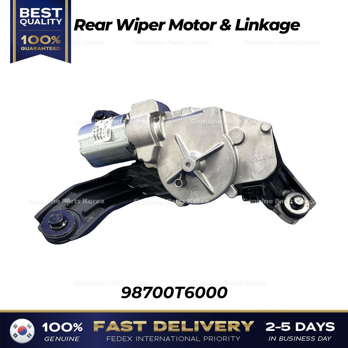 Genuine Rear Wiper Motor & Linkage 98700T6000 for Hyundai Genesis GV70 GV80