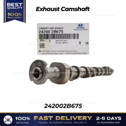 Genuine Exhaust Camshaft 242002B675 for Hyundai Accent Kia Rio