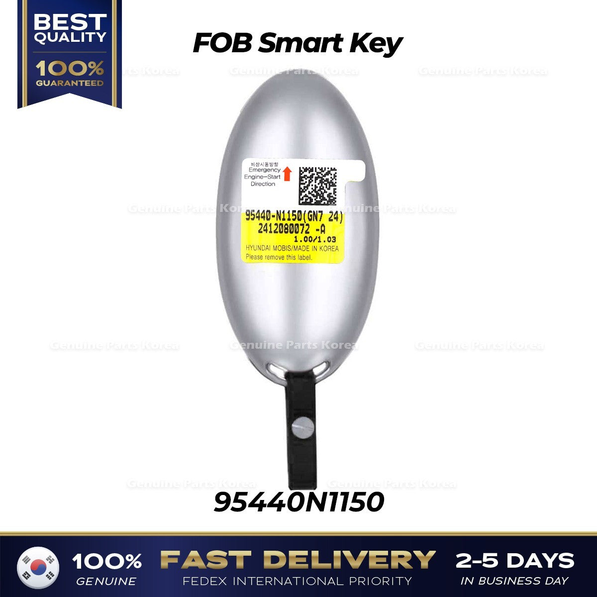 Genuine FOB Smart Key 95440N1150 for Hyundai Grandeur