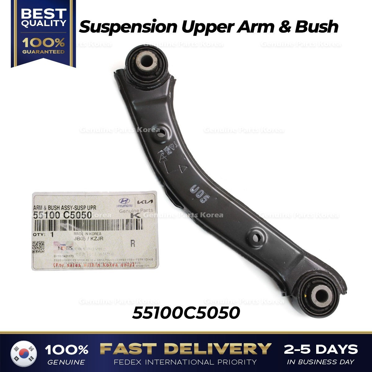 Genuine Suspension Upper Arm & Bush 55100C5050 for Kia Sorento