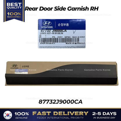 Genuine Rear Door Side Garnish RH 87732J9000CA for Hyundai Kona