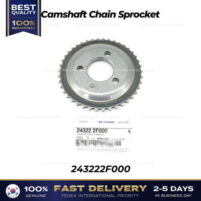 Genuine Camshaft Chain Sprocket 243222F000 for Hyundai Genesis G70 Tucson