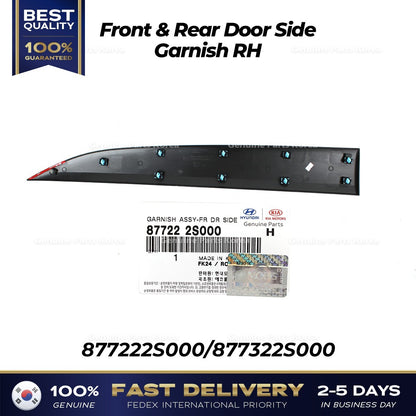 Genuine Front & Rear Door Side Garnish RH for Hyundai Tucson