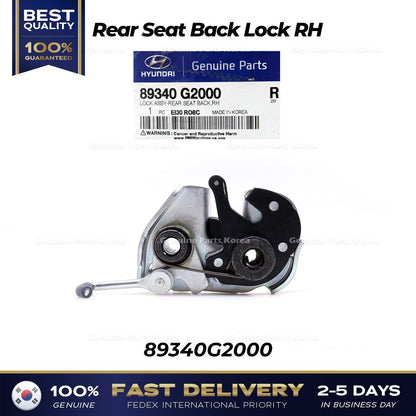 Genuine Rear Seat Back Lock RH 89340G2000 for Hyundai Ioniq