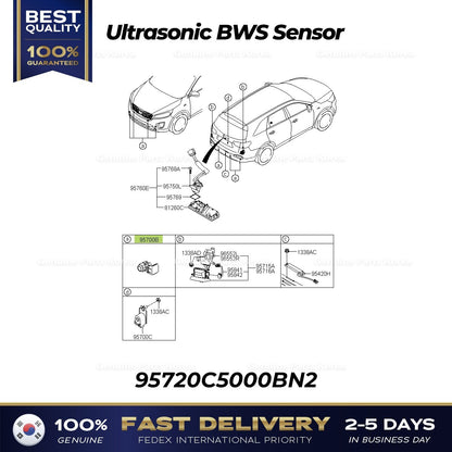 Genuine Ultrasonic BWS Sensor 95720C5000BN2 for Kia Sorento