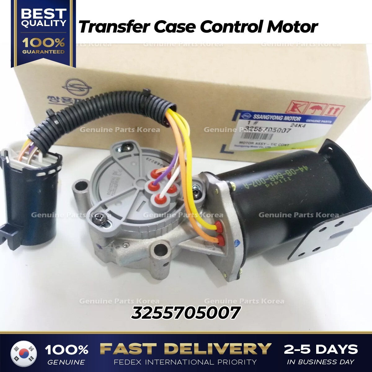 Genuine Transfer Case Control Motor 3255705007 for Ssangyong Rexton