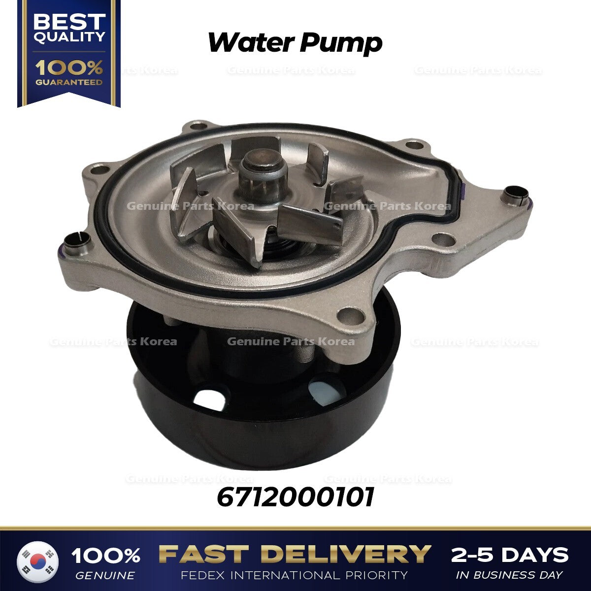 Genuine Water Pump 6712000101 for Ssangyong Korando Rexton