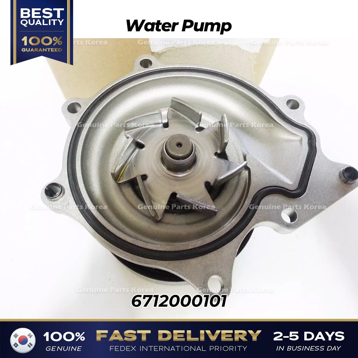 Genuine Water Pump 6712000101 for Ssangyong Korando Rexton