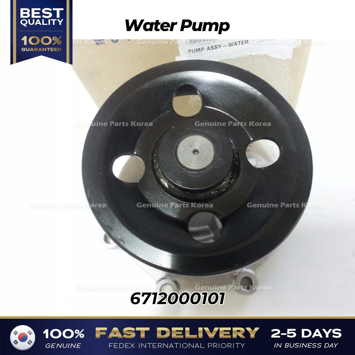 Genuine Water Pump 6712000101 for Ssangyong Korando Rexton