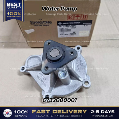 Genuine Water Pump 6732000001 for Ssangyong Tivoli
