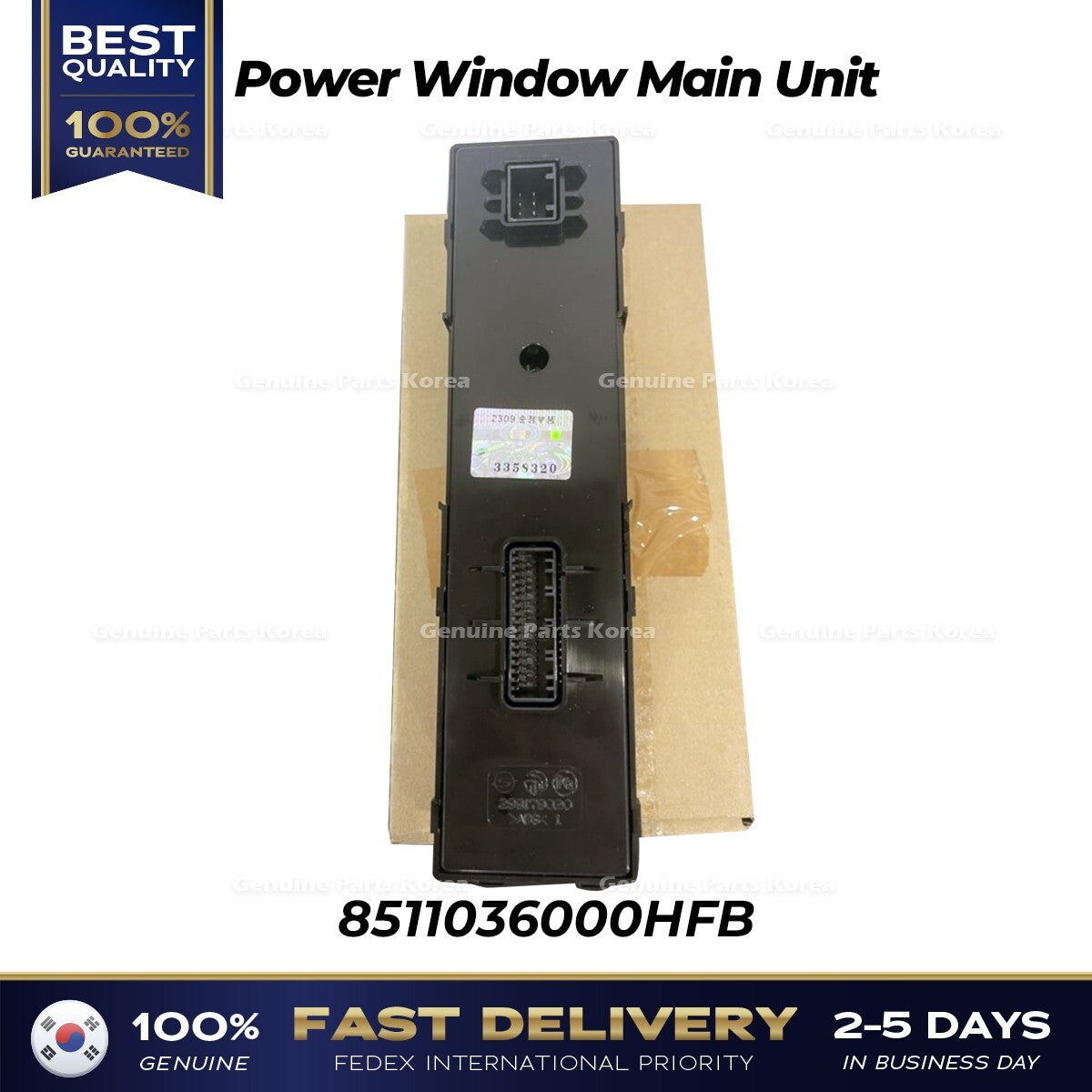 Genuine Power Window Main Unit 8511036000HFB for Ssangyong Rexton G4
