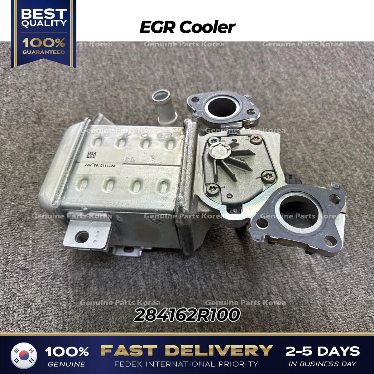 Genuine EGR Cooler 284162R100 for Hyundai Santa Fe Kia Sorento