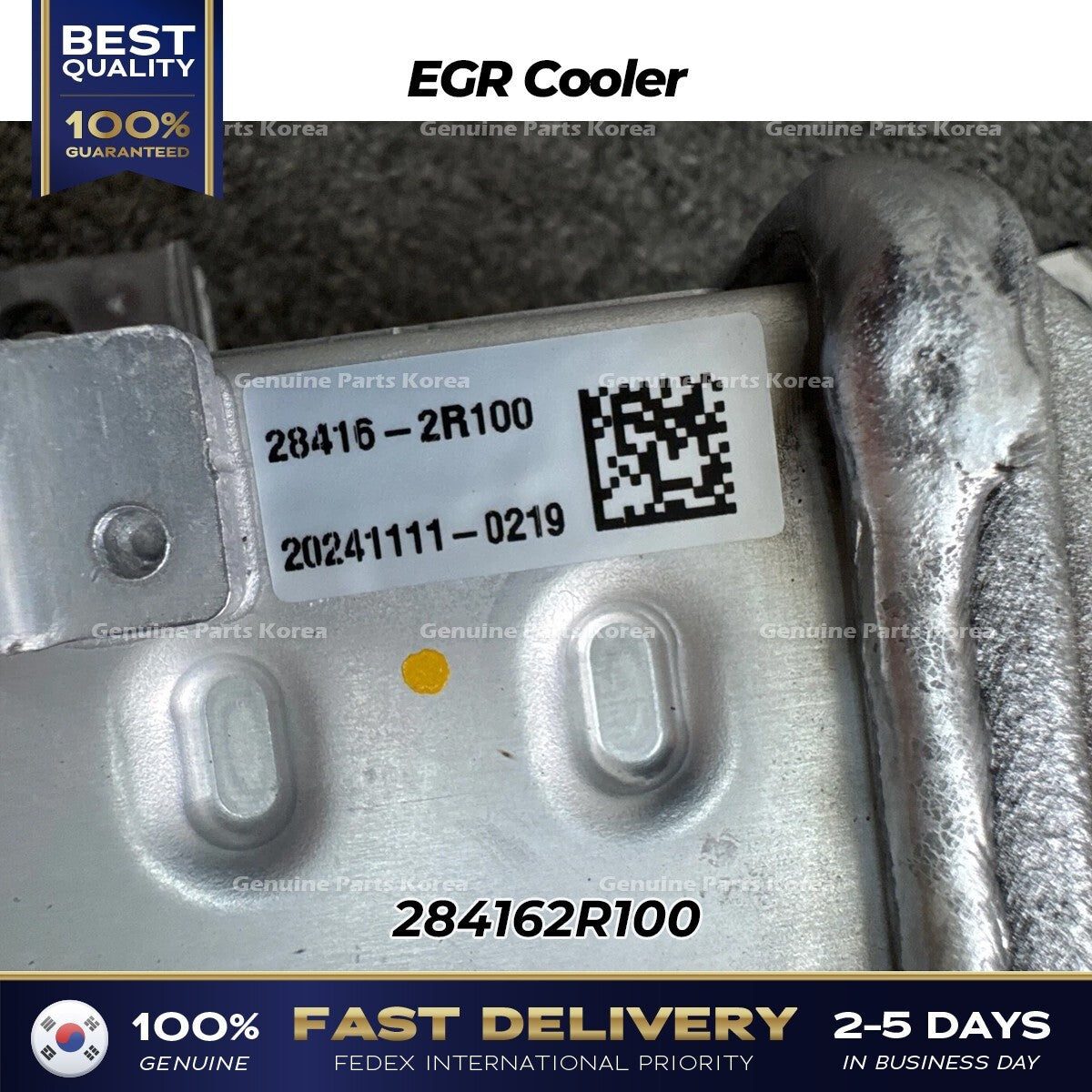 Genuine EGR Cooler 284162R100 for Hyundai Santa Fe Kia Sorento