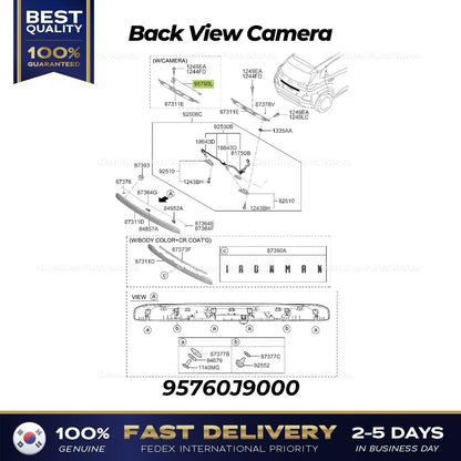 Genuine Back View Camera 95760J9000 for Hyundai Kona