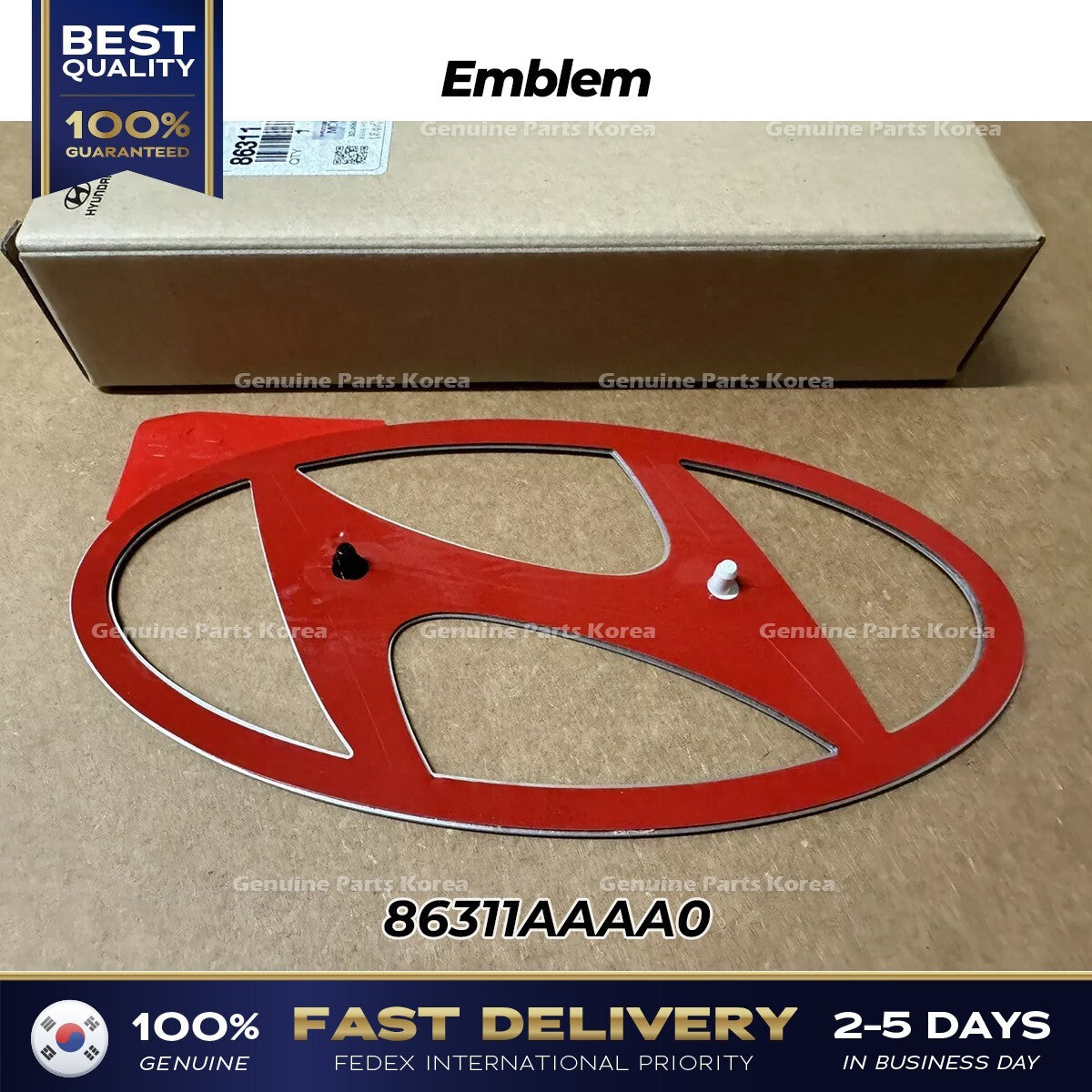 Genuine Emblem 86311AAAA0 for Hyundai Elantra