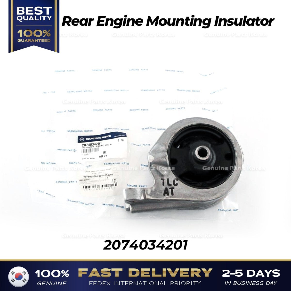 Genuine Rear Engine Mounting Insulator 2074034201 for Ssangyong Korando C