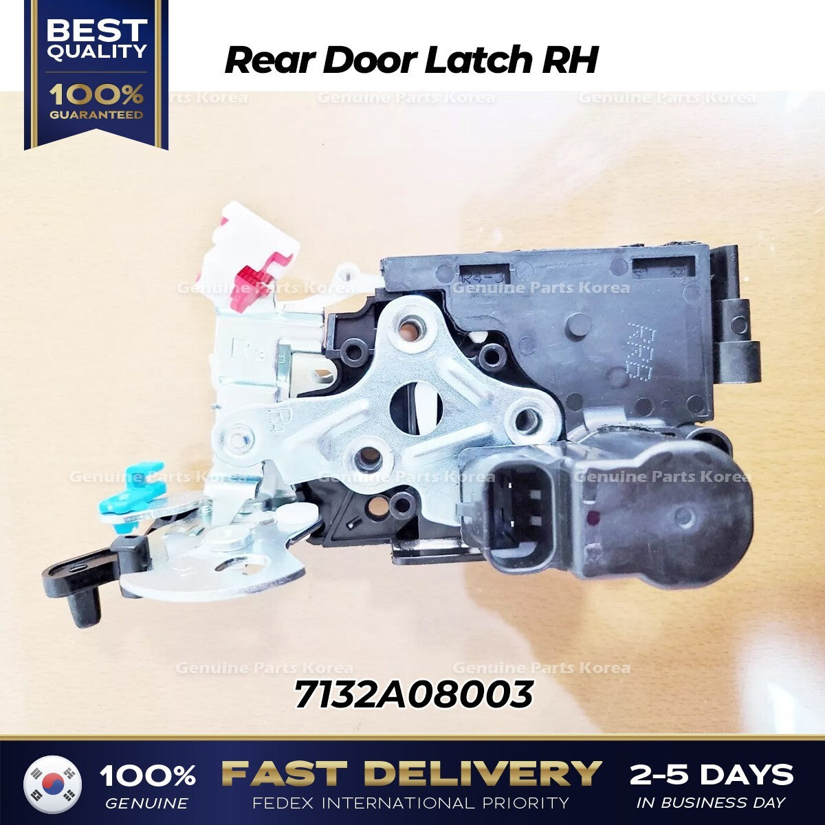 Genuine Rear Door Latch RH 7132A08003 for Ssangyong Rexton
