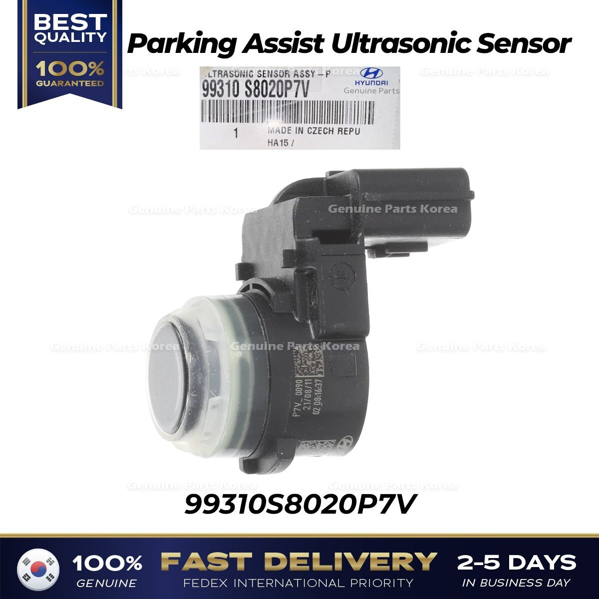 Genuine Parking Assist Ultrasonic Sensor 99310S8020P7V for Hyundai Palisade