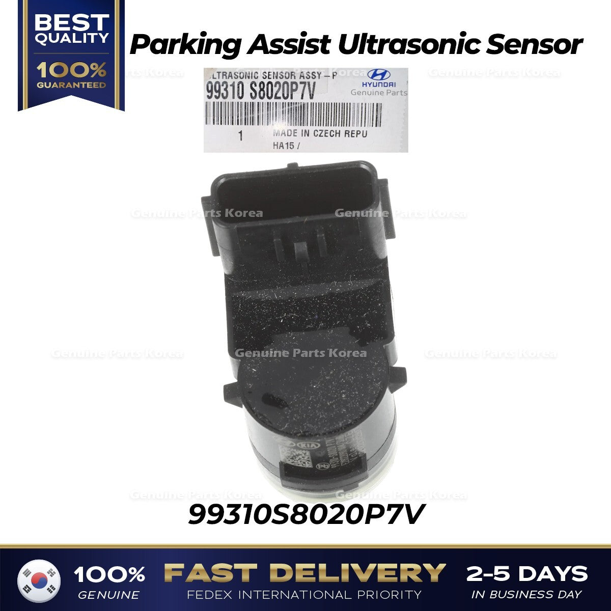 Genuine Parking Assist Ultrasonic Sensor 99310S8020P7V for Hyundai Palisade