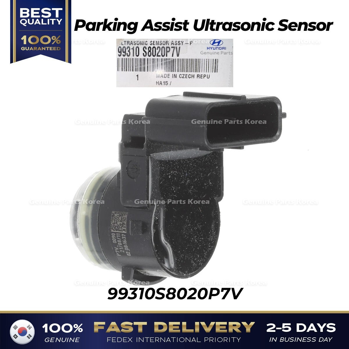 Genuine Parking Assist Ultrasonic Sensor 99310S8020P7V for Hyundai Palisade