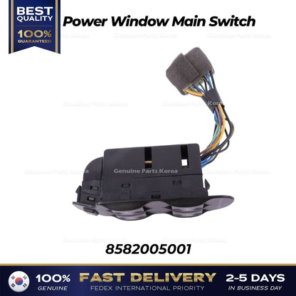 Genuine Power Window Main Switch 8582005001 for Ssangyong Musso