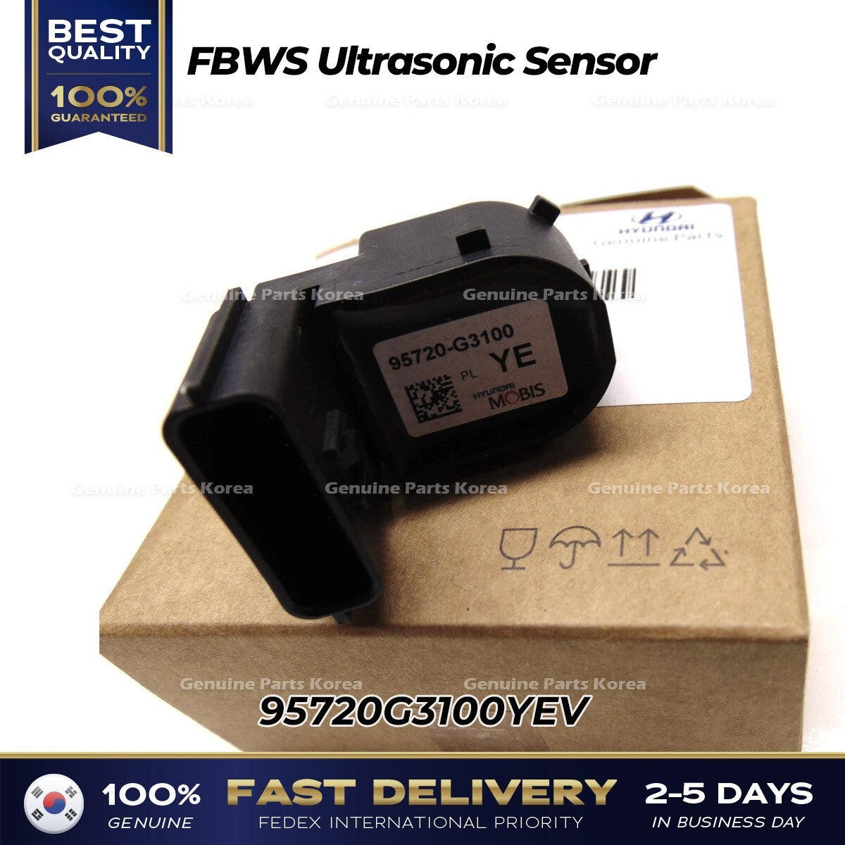 Genuine FBWS Ultrasonic Sensor 95720G3100YEV for Hyundai Kona