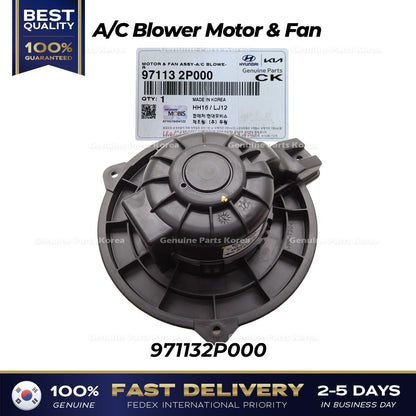 Genuine A/C Blower Motor & Fan 971132P000 for Hyundai Tucson Kia Sportage