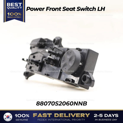 Genuine Power Front Seat Switch LH 88070S2060NNB for Hyundai Palisade