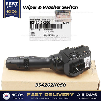 Genuine Wiper & Washer Switch 934202K050 for Hyundai Accent Kia Forte