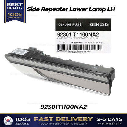 Genuine Side Repeater Lower Lamp LH 92301T1100NA2 for Hyundai Genesis G80