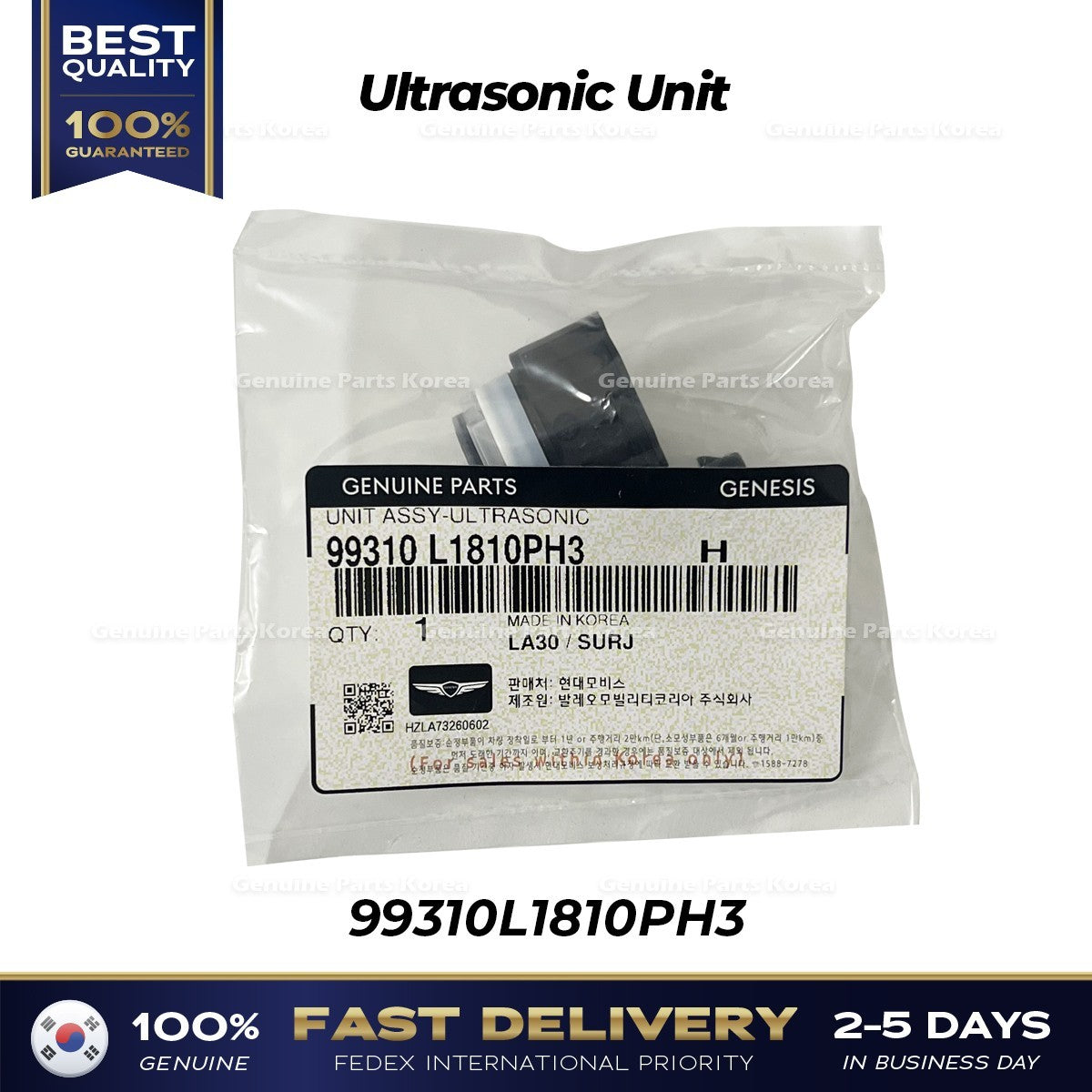 Genuine Ultrasonic Unit 99310L1810PH3 for Hyundai Genesis GV70