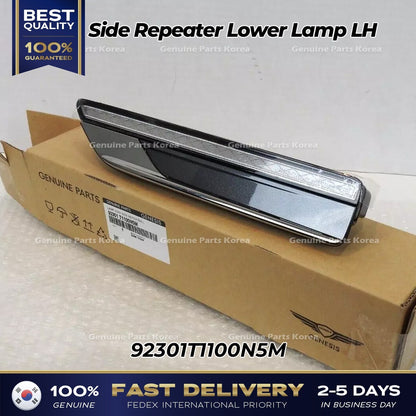 Genuine Side Repeater Lower Lamp LH 92301T1100N5M for Hyundai Genesis G80