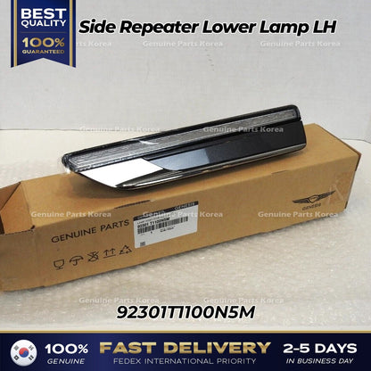 Genuine Side Repeater Lower Lamp LH 92301T1100N5M for Hyundai Genesis G80