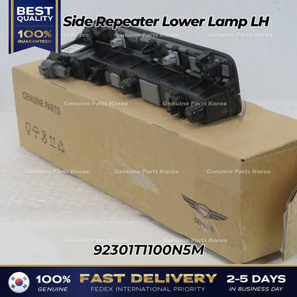 Genuine Side Repeater Lower Lamp LH 92301T1100N5M for Hyundai Genesis G80