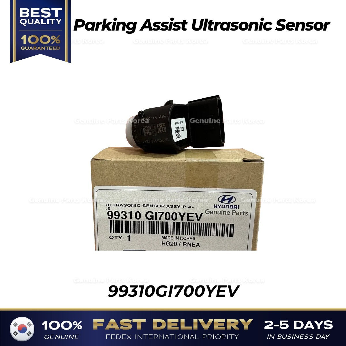 Genuine Parking Assist Ultrasonic Sensor 99310GI700YEV for Hyundai Ioniq 5