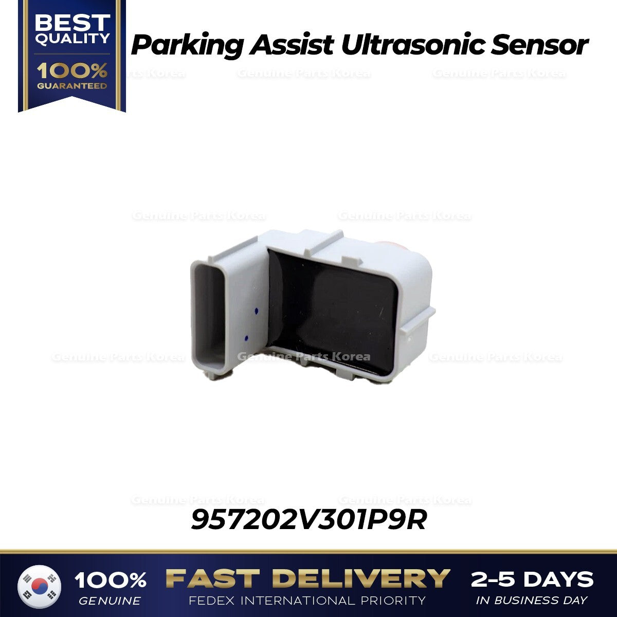 Genuine Parking Assist Ultrasonic Sensor 957202V301P9R for Hyundai Veloster
