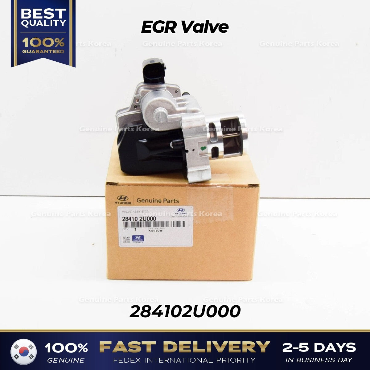 Genuine EGR Valve 284102U000 for Hyundai i30 Kona Tucson