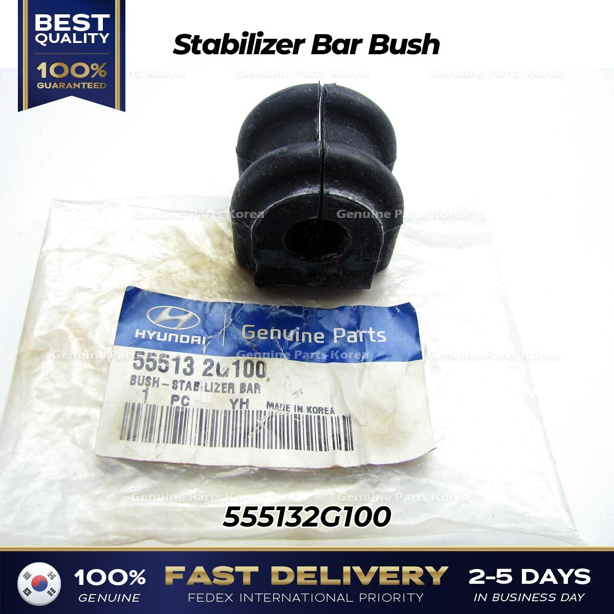 Genuine Stabilizer Bar Bush 555132G100 for Hyundai Elantra Kia Optima