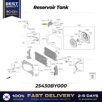 Genuine Reservoir Tank 25430BY000 for Hyundai Elantra
