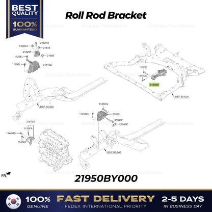 Genuine Roll Rod Bracket 21950BY000 for Hyundai Elantra Kia Niro