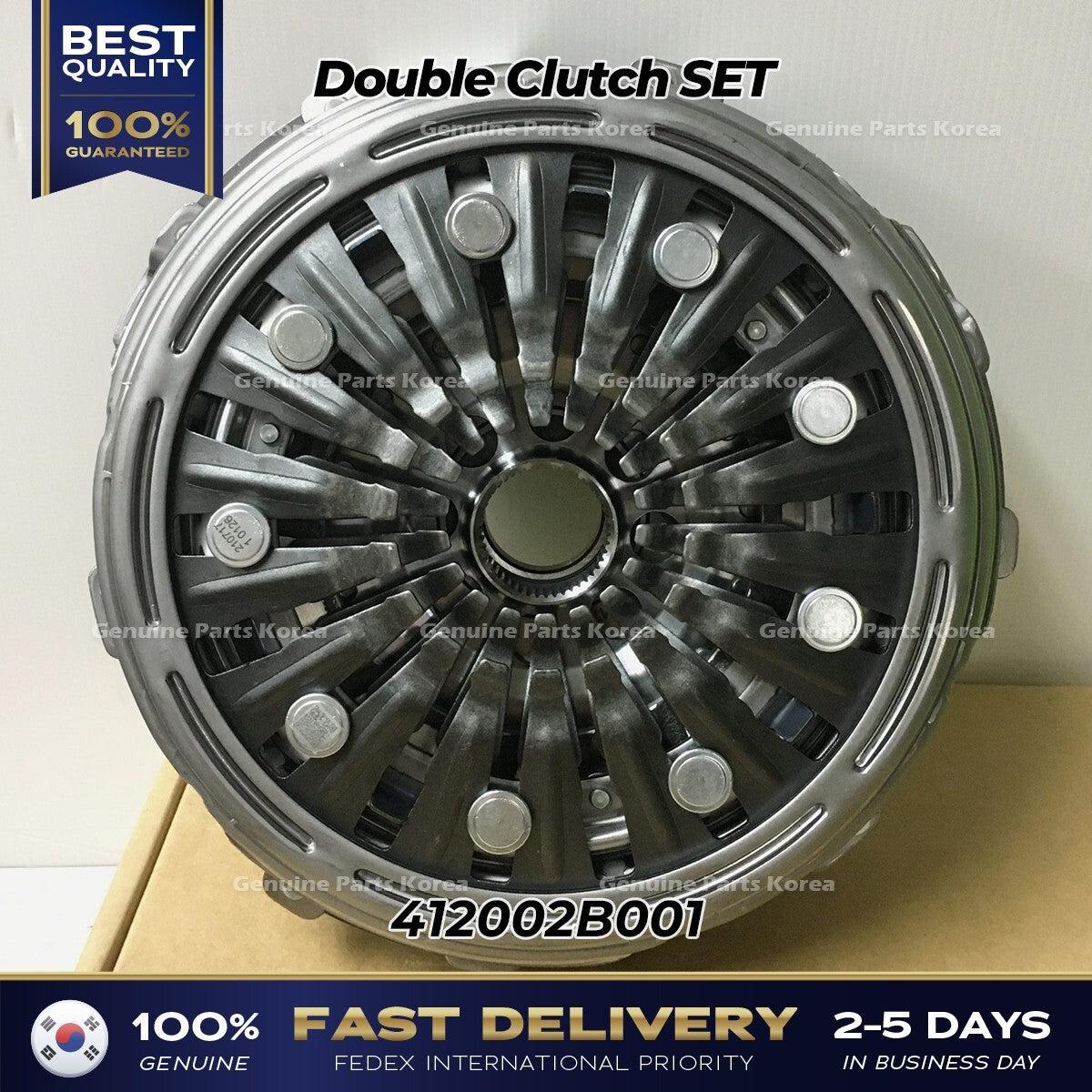 Genuine Double Clutch SET 412002B001 for Hyundai Elantra Ioniq Kia Niro