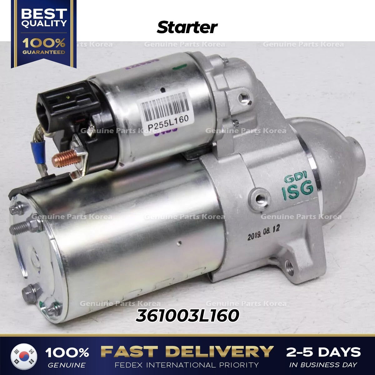 Genuine Starter 361003L160 for Hyundai Palisade Kia Telluride