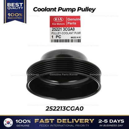 Genuine Coolant Pump Pulley 252213CGA0 for Hyundai Kia