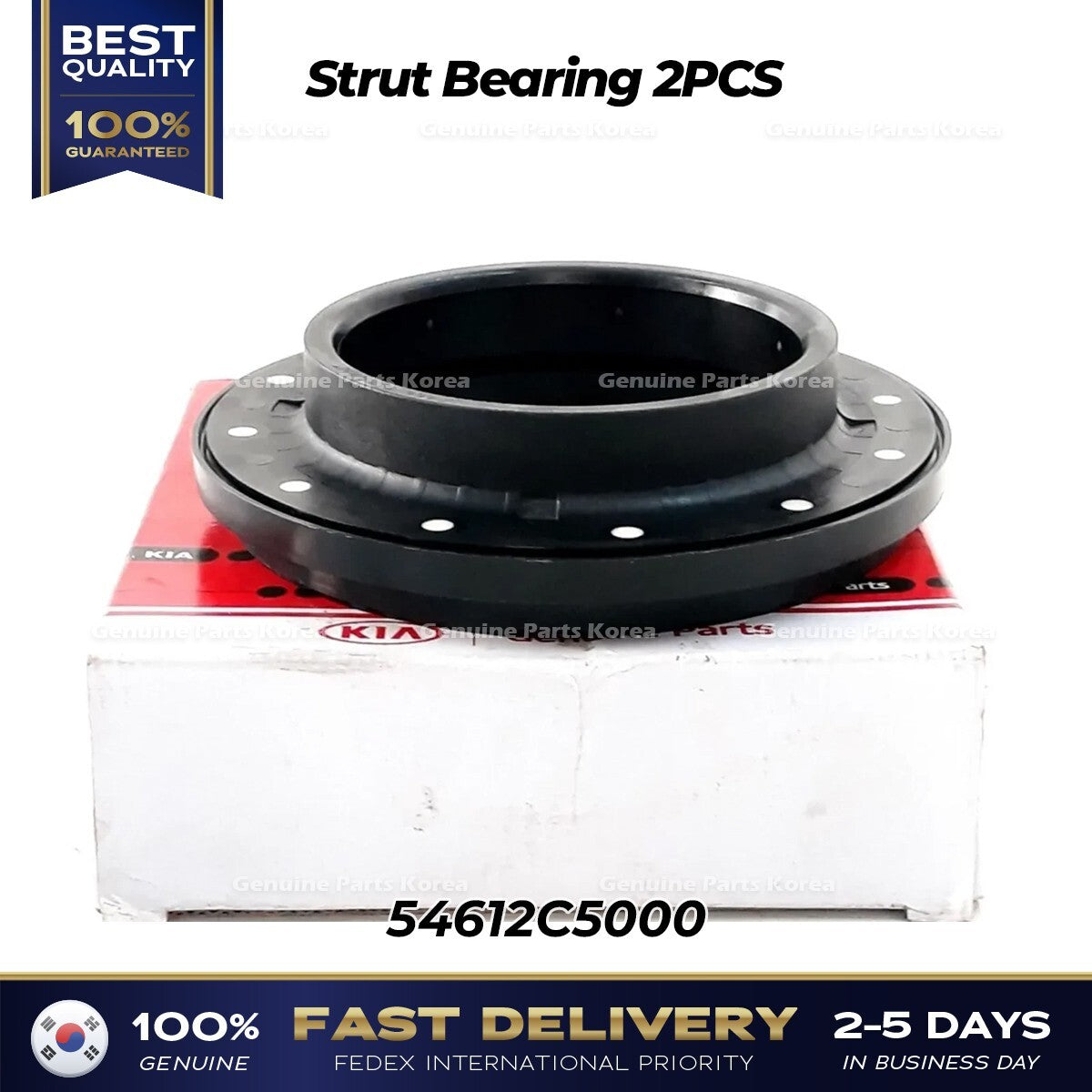 Genuine Strut Bearing 2PCS 54612C5000 for Hyundai Palisade Kia Sorento